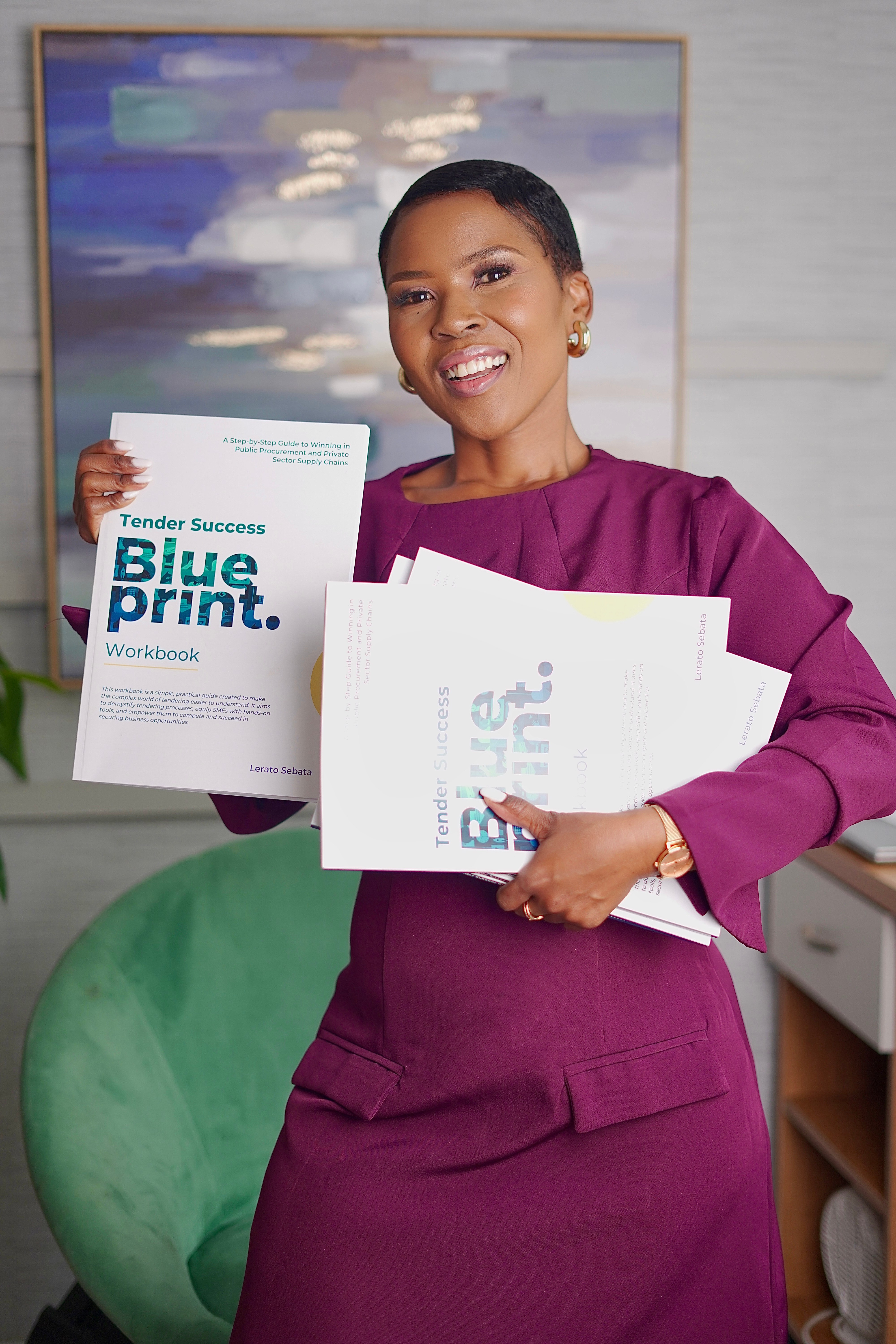 Lerato holding Blueprint Workbooks